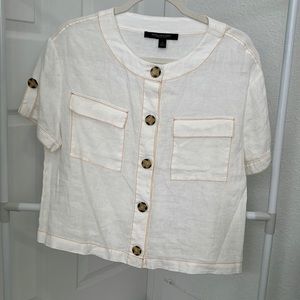Marc new york linen top